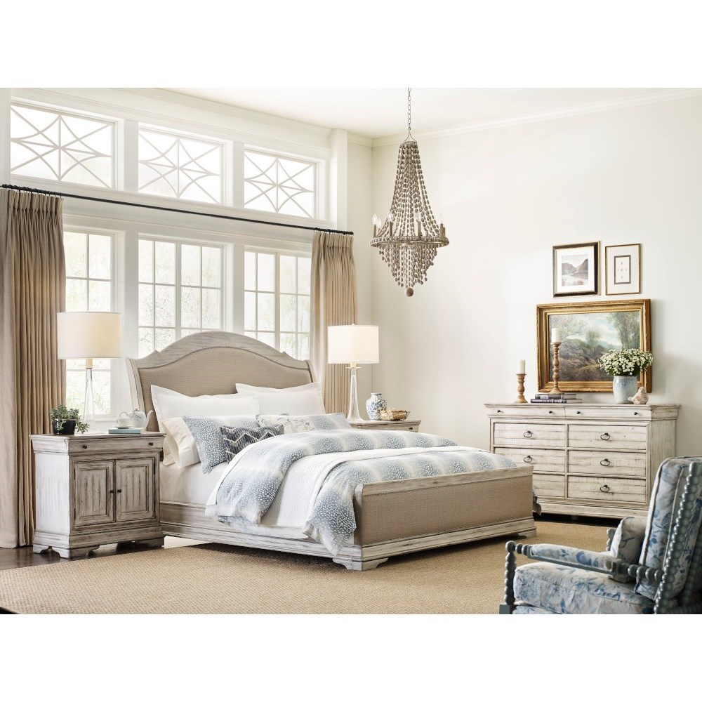 Demarlos king clearance upholstered bed